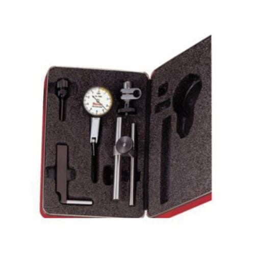 Starrett® 708ACZ Balanced Standard Dial Test Indicator Set, 0.1 in Measuring, 0 to 5 to 0 Dial Reading, Graduations 0.0001 in, 1-3/8 in Dial, 13/16 in L Tip